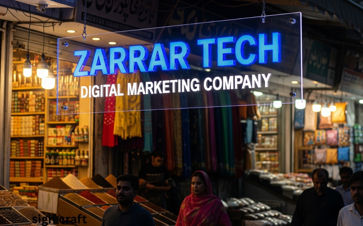 Acrylic LED Sign Board: Modern Signage Solutions - Sign Craft