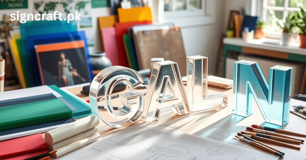 There are DIY Acrylic 3D Letters