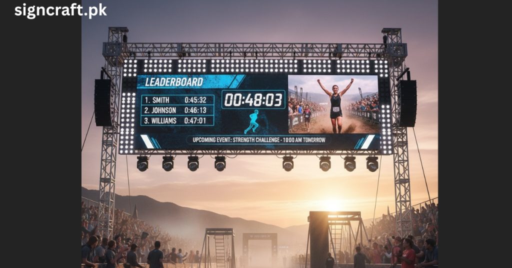 There is LED in Fitness Event