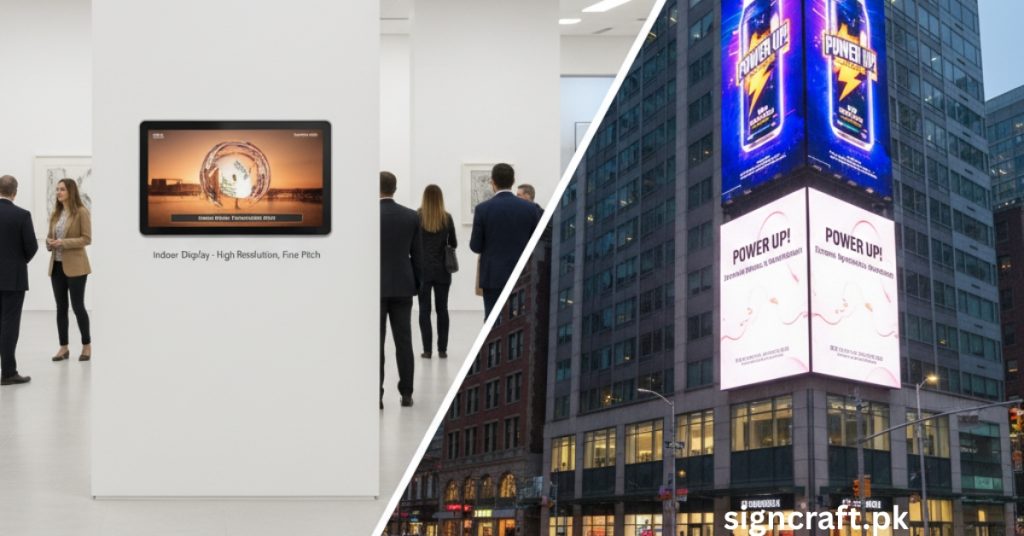Indoor vs Outdoor LED Displays