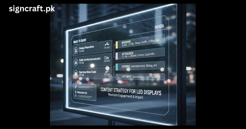 There is Content Strategy for LED Display