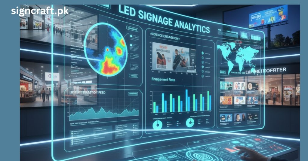 There is analytics of LED Signage