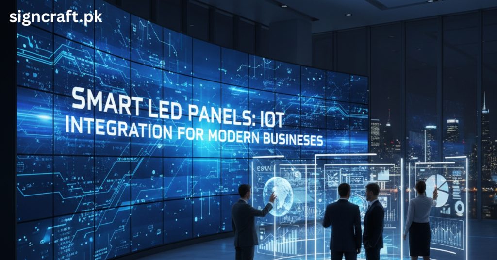 there is panel of LED