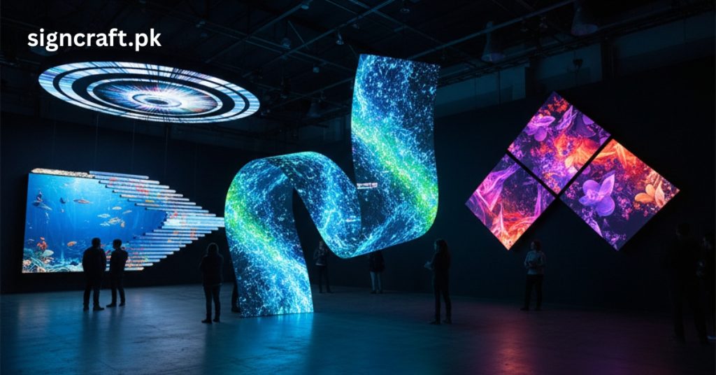 There are Custom SMD Screen in different Shapes and sizes