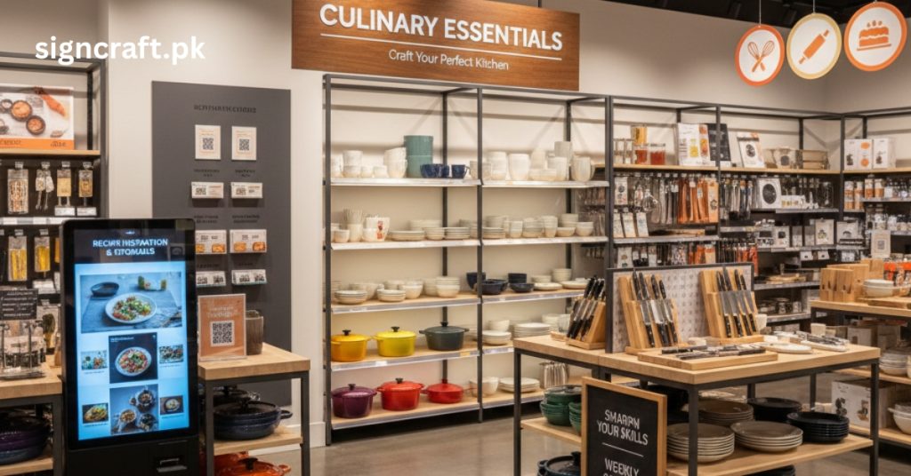 There is Kitchenware Store Signage Strategies