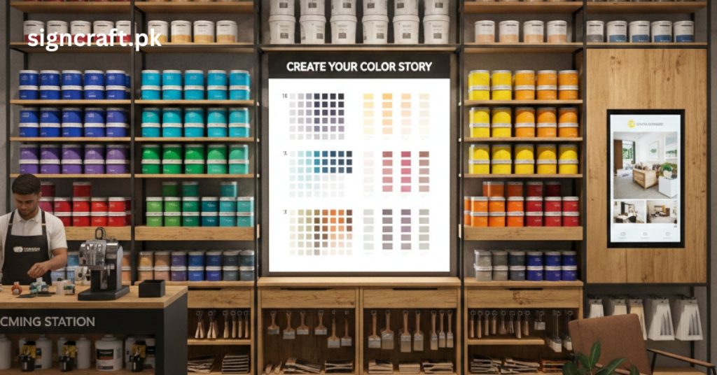 There is Paint Shop Display Solutions