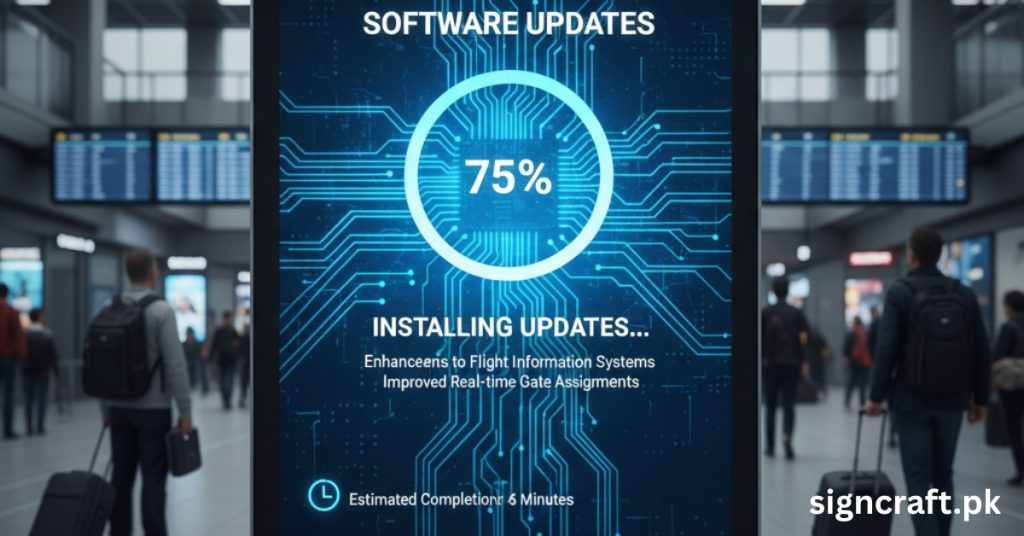 There is Software Updates for Digital Displays