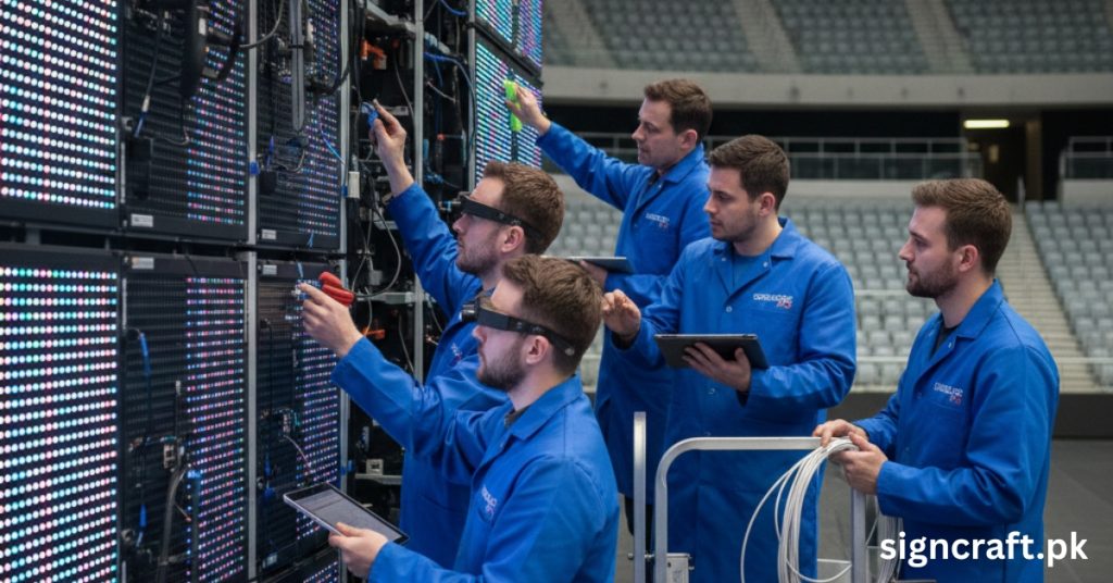 Team is doing Maintain of SMD Screen