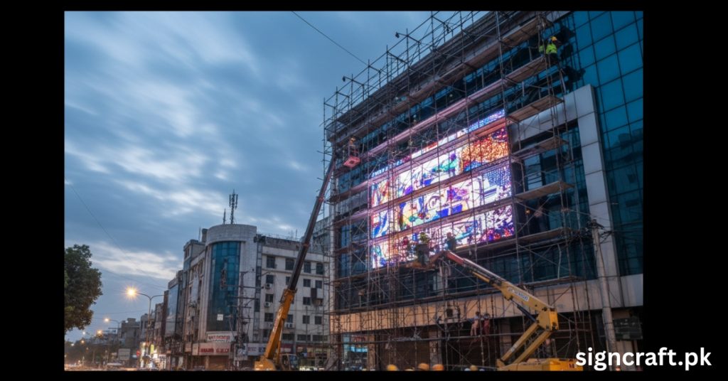 There is SMD Screen Installation in processing