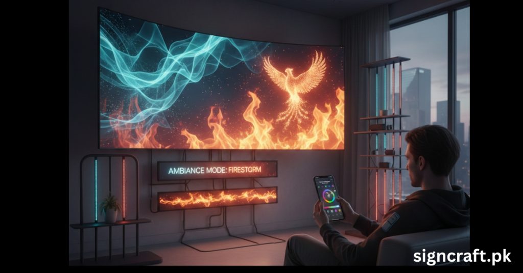 There is Mobile App Controlled LED Displays